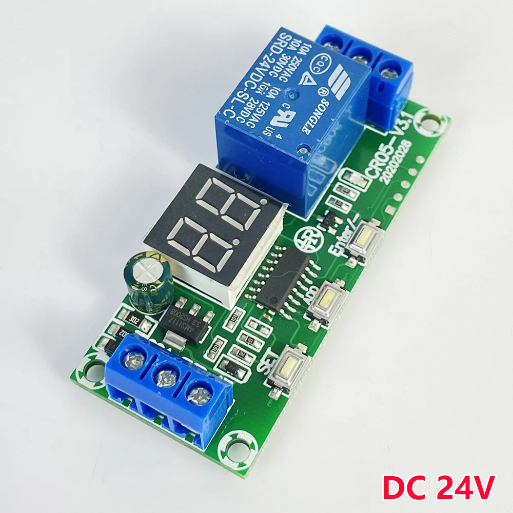 Multifunction Digital LED Display Programmable Delay Timer Relay Module