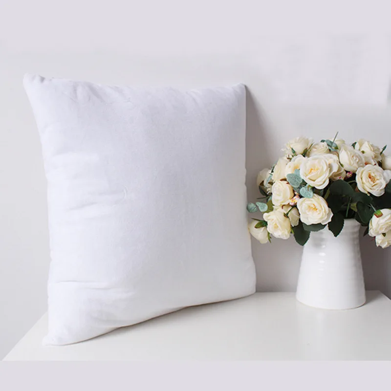 White polyester fabric pillowcase Home bed pillowcase can sublimate pillowcase 4