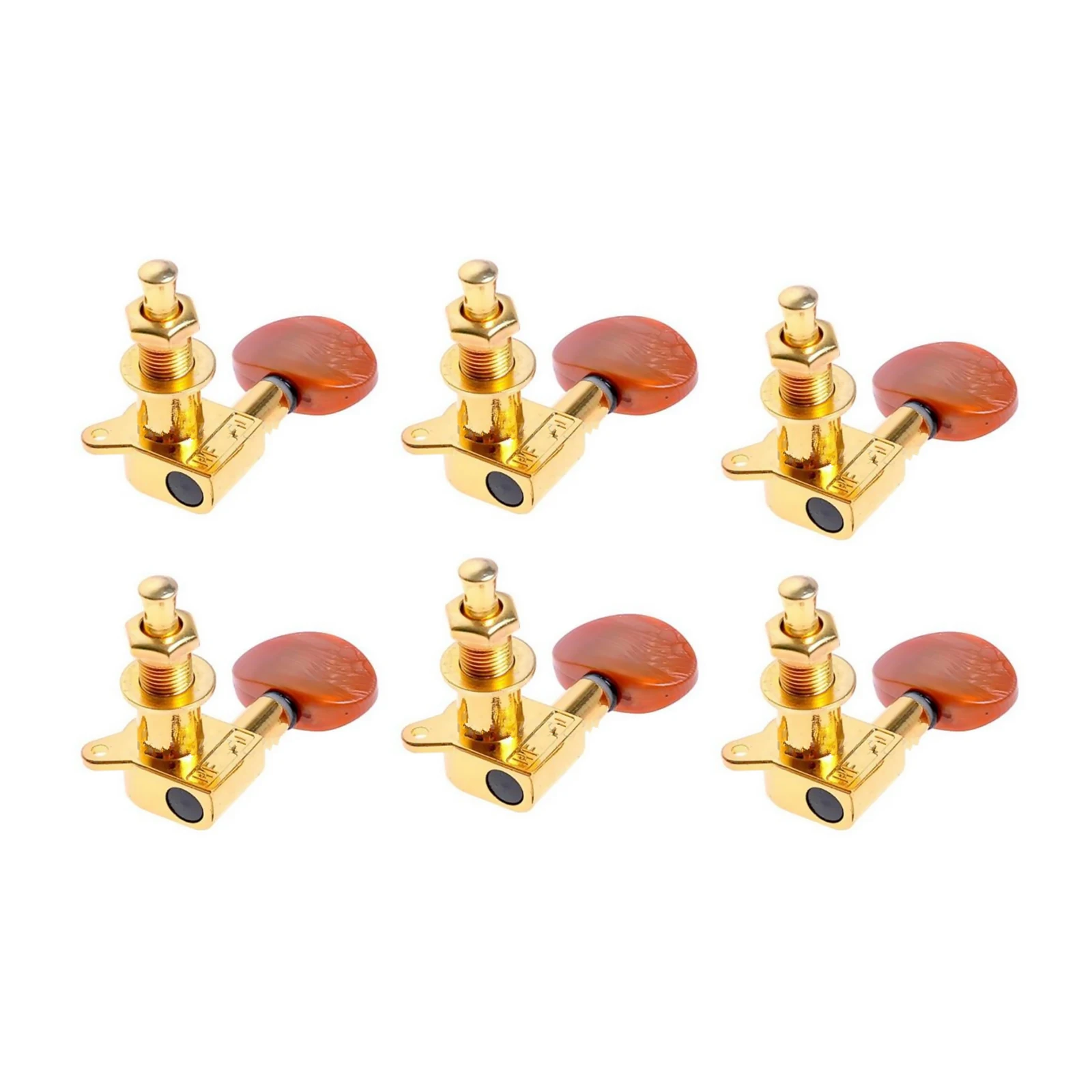 1 Set Include 3L3R Gold Machine Heads For Acoustic Electric Guitar Tuning Pegs Tuners Keys Machine Heads