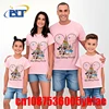 Disney World Mickey And Friends Print T-shirt Dad and mom kids Cotton Short Sleeve Family Matching Outfits Casual Top 4