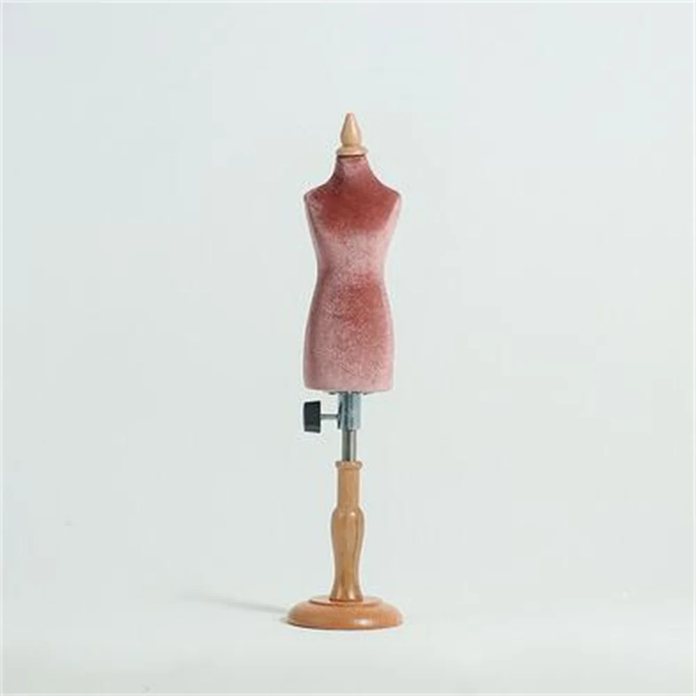 Female Standing Dressform Half Dummy with Wooden Stand, For