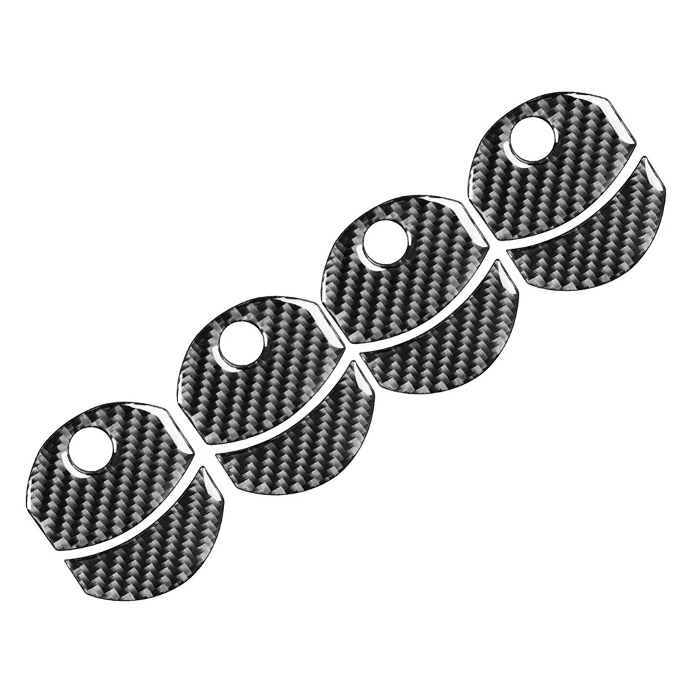 

12pcs Car Real Carbon Fiber Stickers Dashboard Air Vent Outlet Covers Trim Interior Accessories For Ford For F150 FX4 2004 -2008