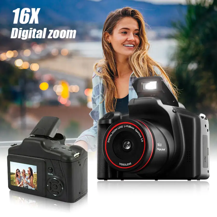 4K Digital Photography Camera 16MP Camcorder  Vlog Video Recorder 16X Digital Zoom For Parties Travel - 2