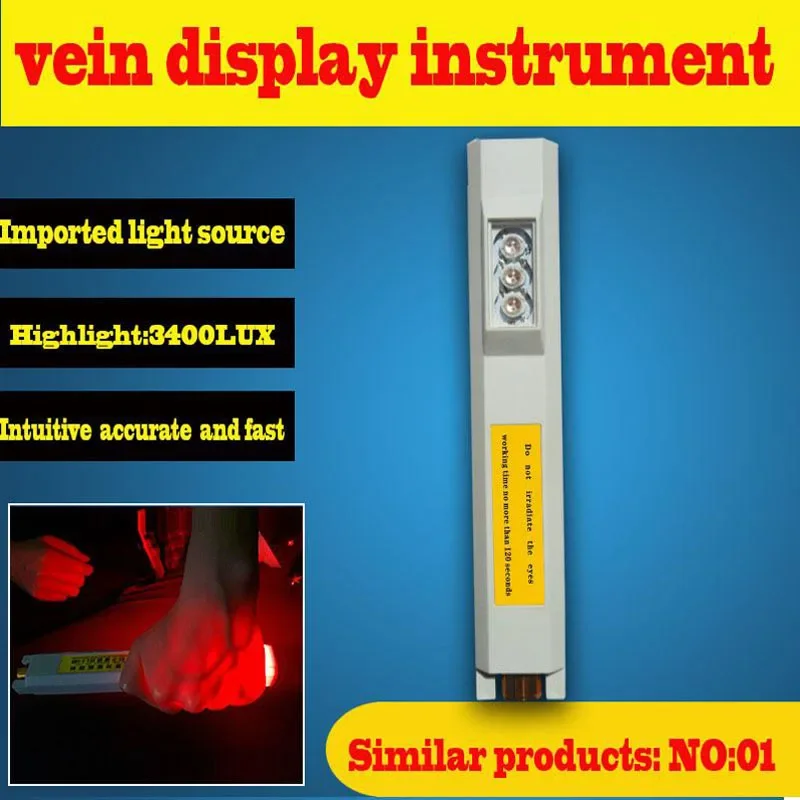 Dreamburgh Infrared Vascular IV Vein Detector Handheld Angiography Instrument Vein Display Imaging Medical Finder EU Plug