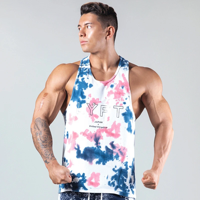 

3D Camouflage Print Gym Workout Sleeveless Shirt Stringer Tank Top Men Bodybuilding Fitness Mens Sportwear Vests Muscle Singlets