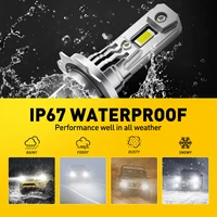 AUXITO 2Pcs Car H7 LED Headlight Bulb Mini Turbo LED High Low Beam 100W For Car Headlamp Auto Head Lamp H7 12V 6500K White - Image 5