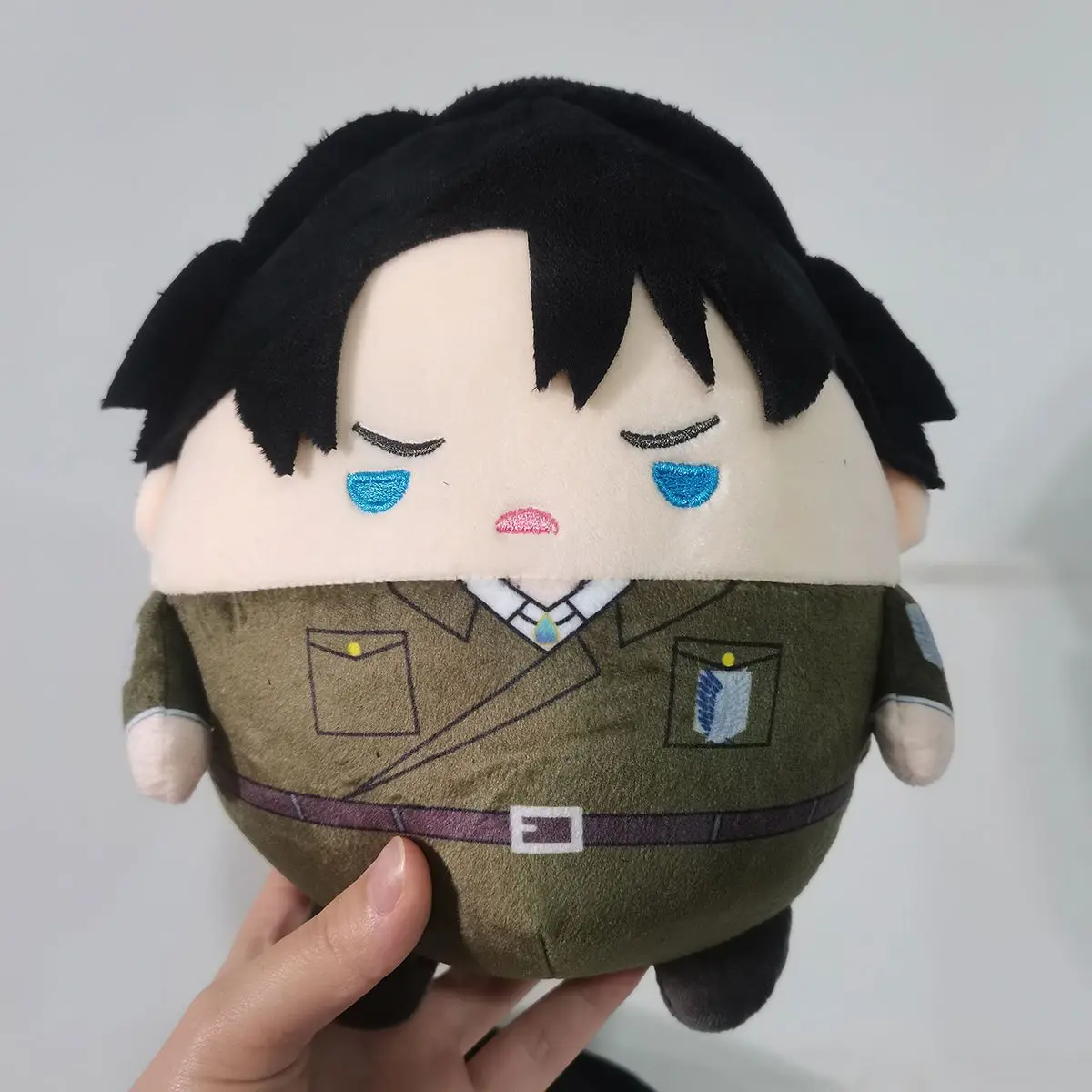 thumbnail image 1 of Anime Attack on Titan Plush Doll EREN MIKASA Levi·Ackerman Stuffed Toys (20cm), 1 of 5