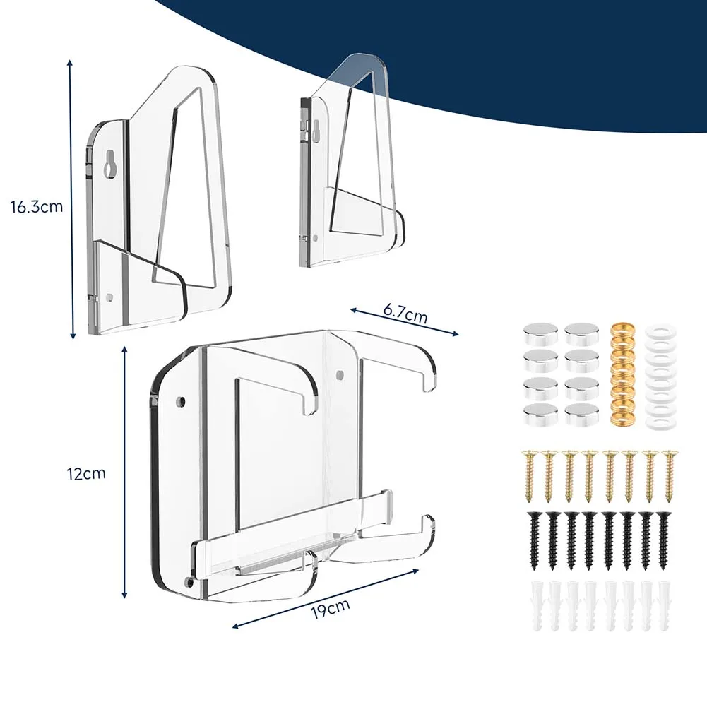 For Starlink Gen 3 Router ABS Wall Mount Holder Kit Space Saving Wall-Mounting Support For Starlink Gen3 Satellite Accessories