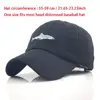 Baseball Caps Shark Snapback Man Cap Baseball Cap Hip Hop Embroidery Curved Strapback Sad Hat Summer Fish Sun Hat Cap 6