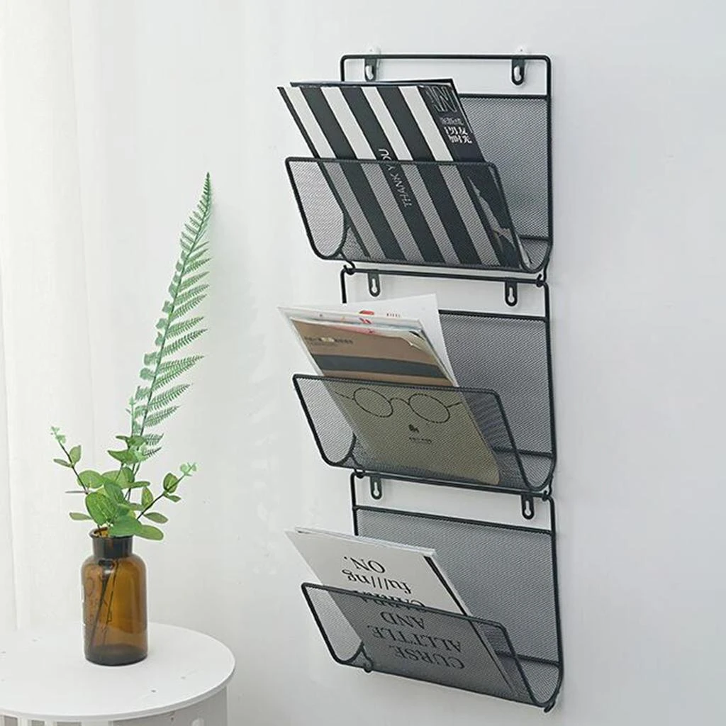 nachtmerrie inval elke keer Krant Tijdschriftenrek Muurbevestiging Tijdschrift Houder Badkamer  Organisator Rack Voor Tijdschriften Boeken Ijzer Plank Rack|Decoratieve  Planken| - AliExpress