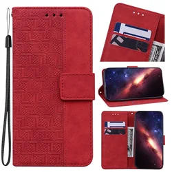 Premium Flip Leather Magnetic Phone Case Cover for Note 7 (Red)