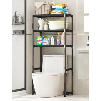 Portaoggetti sopra il WC Scaffale da bagno a 3 livelli sopra il WC Scaffali da bagno autoportanti sopra il WC per il bagno 1