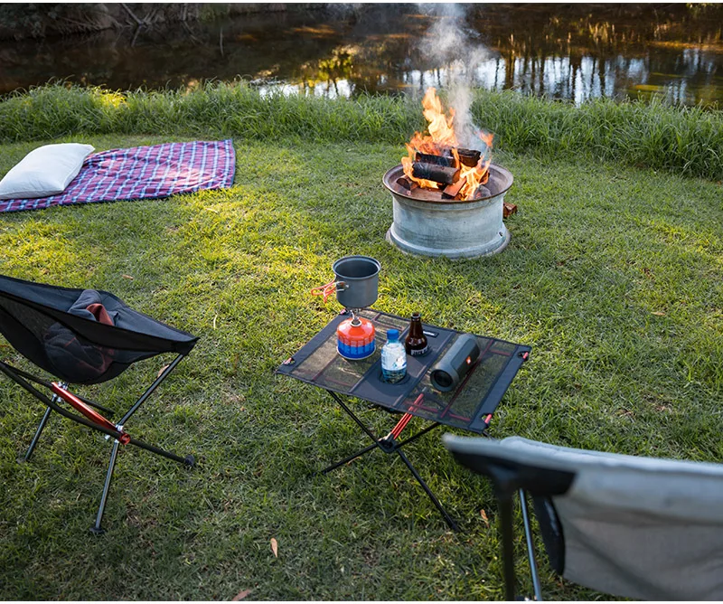 Naturehike Camping Klapptisch Ultraleicht Tragbare Wasser Tasse Tisch Nylon Wasserdicht Schreibtisch Couchtisch Picknick Angeln Tisch – Detail 3