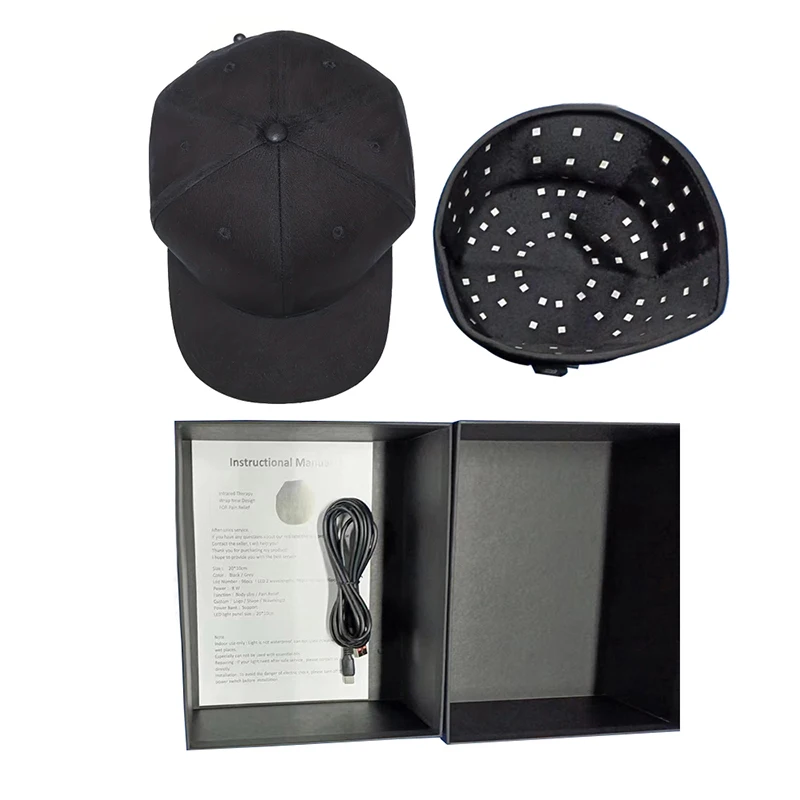 Upgrade 96Pcs Infrared LEDs 660nm&850nm 10Hz Pulse Red Light Therapy Hair Growth Cap for Hair Regrowth Anti Hair Loss Hair Care