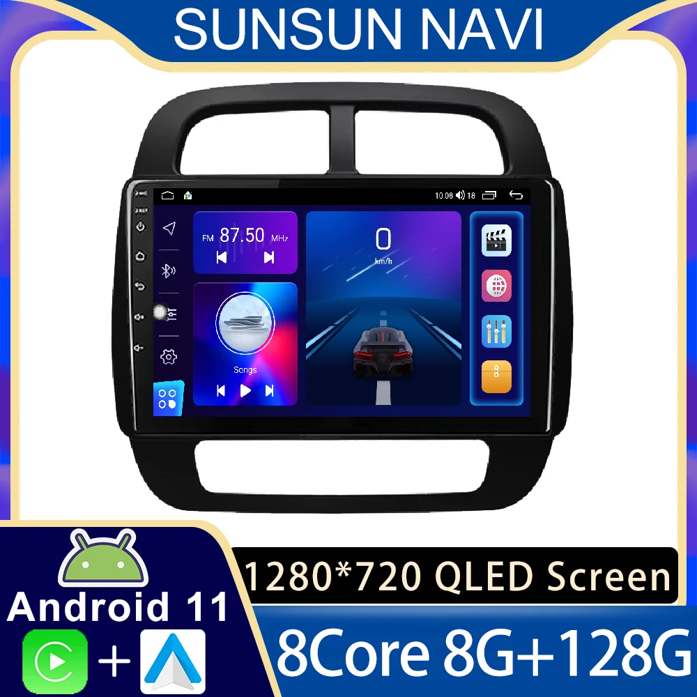 Android 11 For Renault KWID K ZE 2015 2019 Car Radio Stereo Multimedia