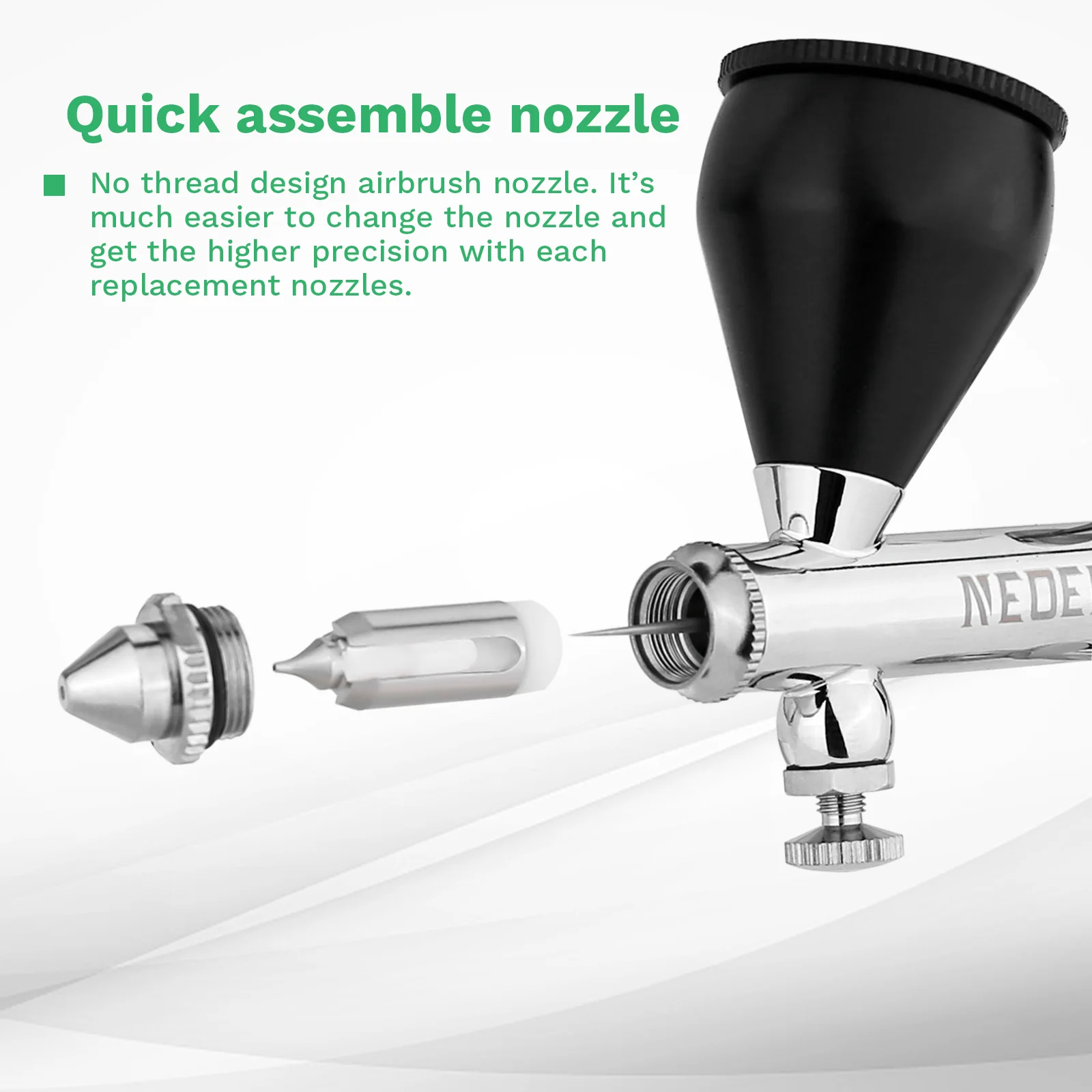 NEOECO Replacement Nozzle & Needle Tips Type 2 for Model NCT-SJ83