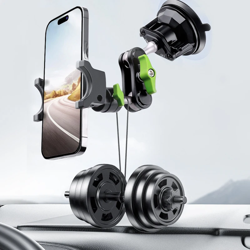 Lanparte 고품질 흡입 자동차 전화 홀더 화웨이 P60 Pro 전화 액세서리에 대한 iPhone 15 Pro Max 용 휴대 전화 마운트