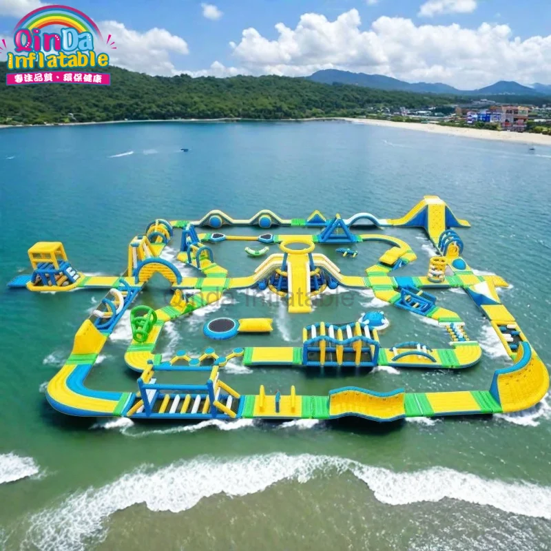 Inflatable Floating Sea Lake Pool Water Park Obstacle Course Water Play Sports Entertainment Aqua Parks
