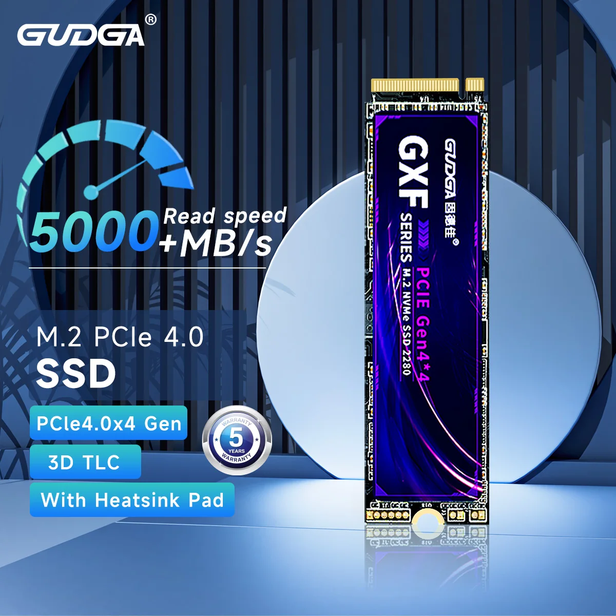 

GUDGA SSD M2 NVME PCIE 4 0 M.2 2280 512GB 1TB SSD Pci Express Internal Hard Drive PCIe4.0 X4 Nvme 4.0 For DIY Games computer
