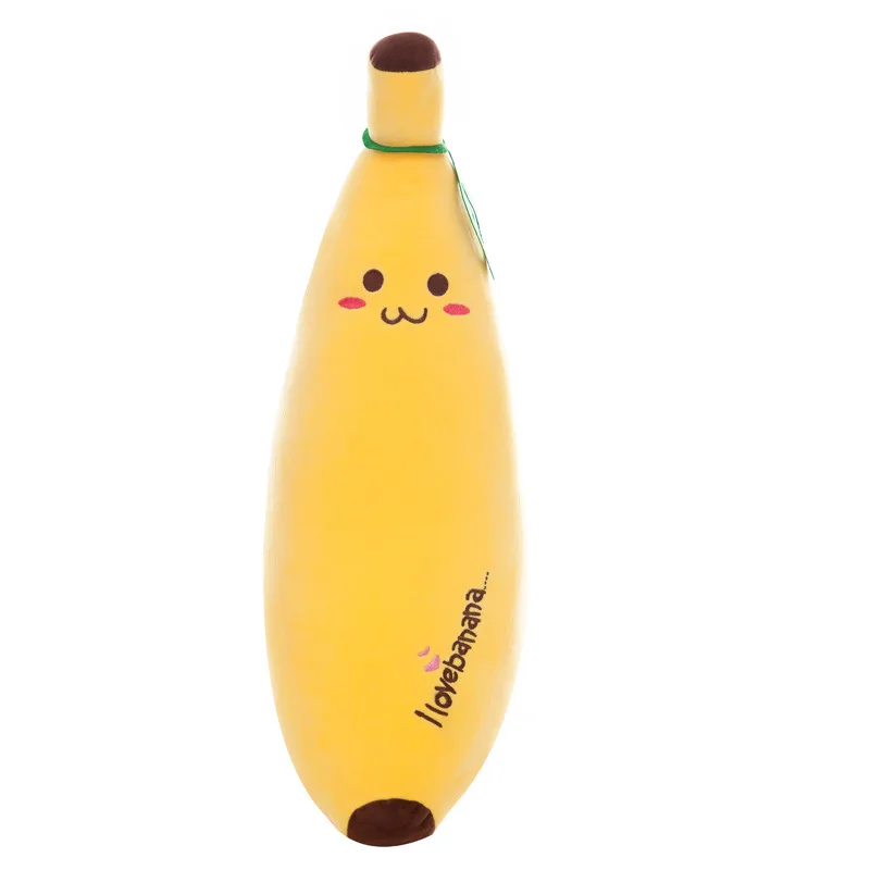 35-100cm Soft Banana Plush Pillow Down Cotton Doll Simulation Fruit Cushion Child Birthday Gift Baby Comfort Doll Home Decor 6