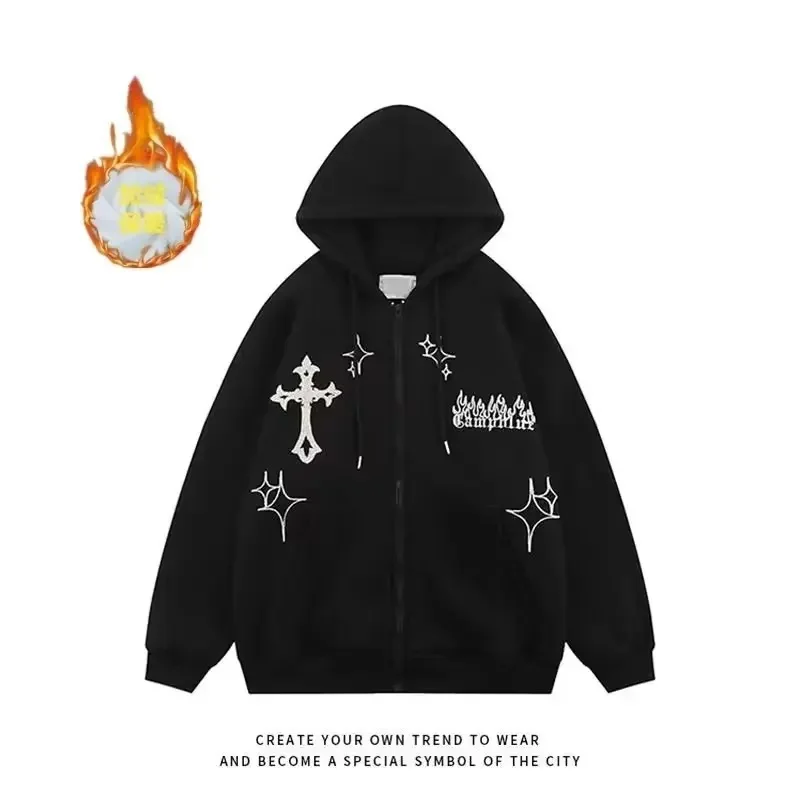 Black color fleece lining type