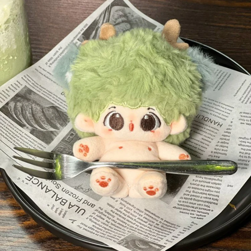 

Новинка, милая зеленая короткая Мягкая кукла 10 см из кроличьего меха, оленя с животными, ушной хвост, плюшевая кукла, игрушки, подарок