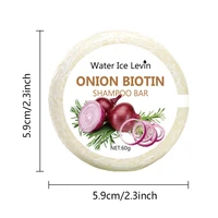 Savon Shampoing à l'oignon et à la biotine - 60 g, adapté à tous les types de cheveux, hydratant et lissant, riche en extrait de romarin 3