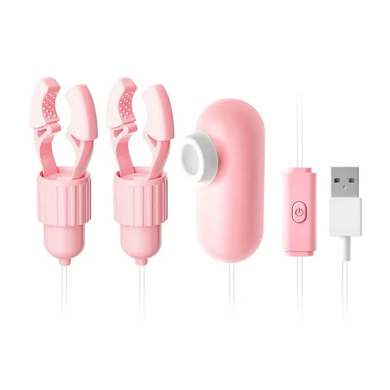 Bröstvårtklämmor med vibrator för bröstmassage och sugning_voghion.com