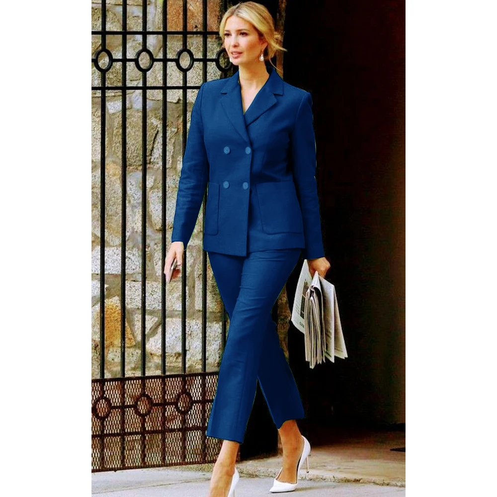 Description Picture 6 of itemWomen's Suit Trousers Sets Slim and Fashionable Women's Suits Set 2 Elegant Pieces Comfortable Work Suit New Two Piece Set Pant