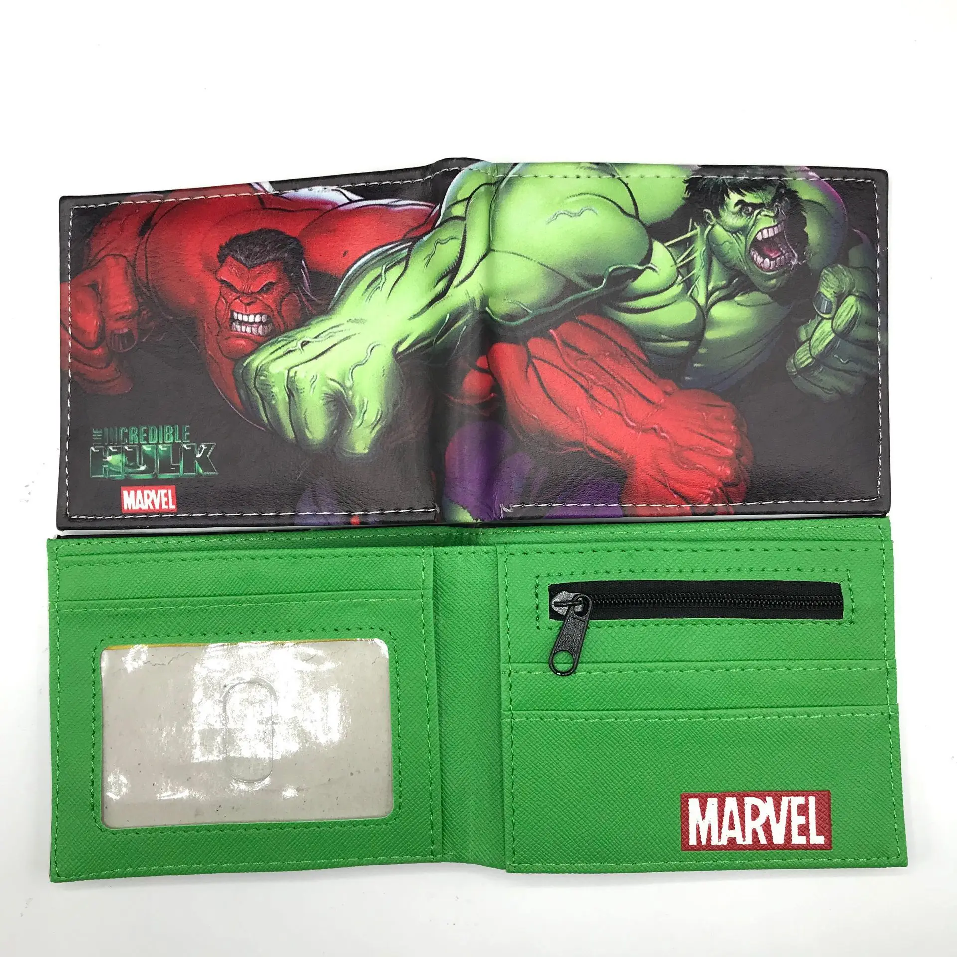 MINISO Disney Marvel Hulk Hulk studente PU portamonete portafoglio