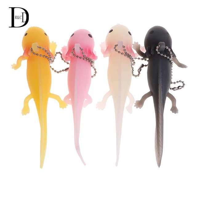 Funny Keychain Antistress Squishy Fish Giant Salamande Stress Toy Squeeze Prank  Joke Toys For Girls Gag