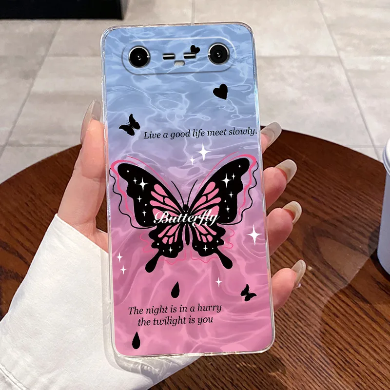 Aesthetic Cute Cat Transparent Soft Silicone Phone Case