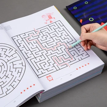Children Maze Game Book Student Concentration Training Intellectual Development Educational Early Learning Toys Kids Gifts 1