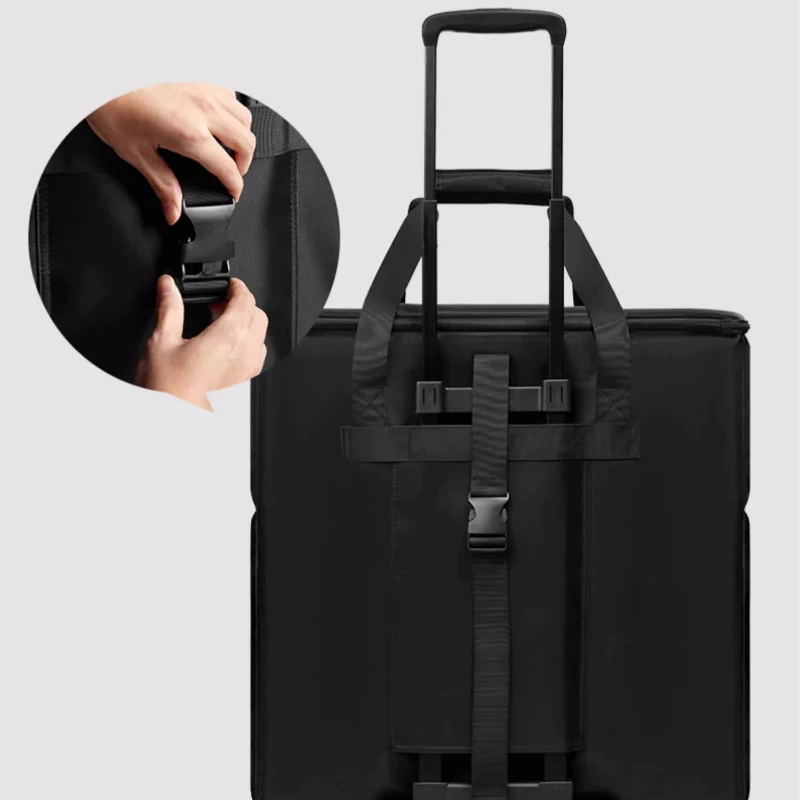  Custodia da trasporto per computer resistente Tower Monitor per PC Carrello mobile Borse per PC portatili per viaggi d'affari Borsa per schermo impermeabile - immagine 6
