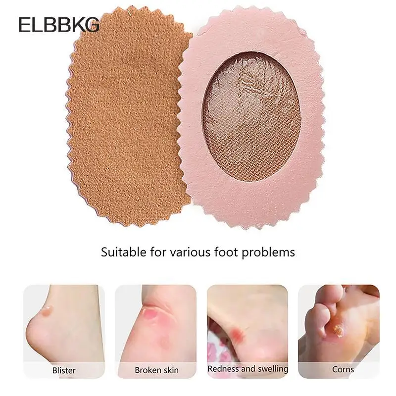 

6pcs Foot Calluses Removal Anti Friction Thigh Tape Adhesive Stickers Invisible Foot Care Patches Heel Protector Cushion Pad