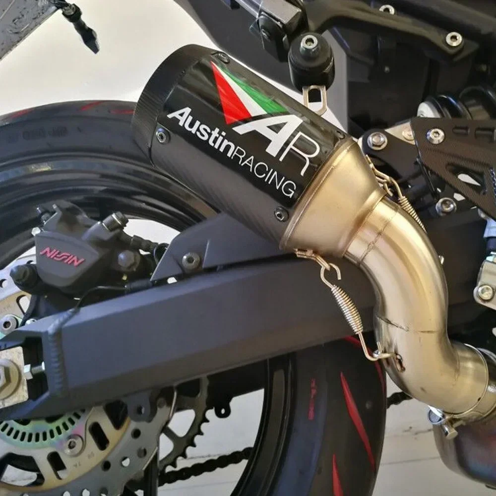 

Универсальный 51 мм мотоциклетный модифицированный глушитель выхлопных газов для Kawasaki Z900 800 450 250 R1 R1 R6 Tmax530