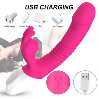Vibrator For Women G Spot Vaginal Stimulator With Sucking & Vibrating Heating Realistic Vibrator Dildo Adult Sex Toys For Women 5