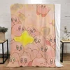 Kirbys Warm Blanket for Winter Fluffy Soft Blankets & Throw Home Interior Knitted Plaid Luxury Bedding Beach Towel Knee Nap Bed 2