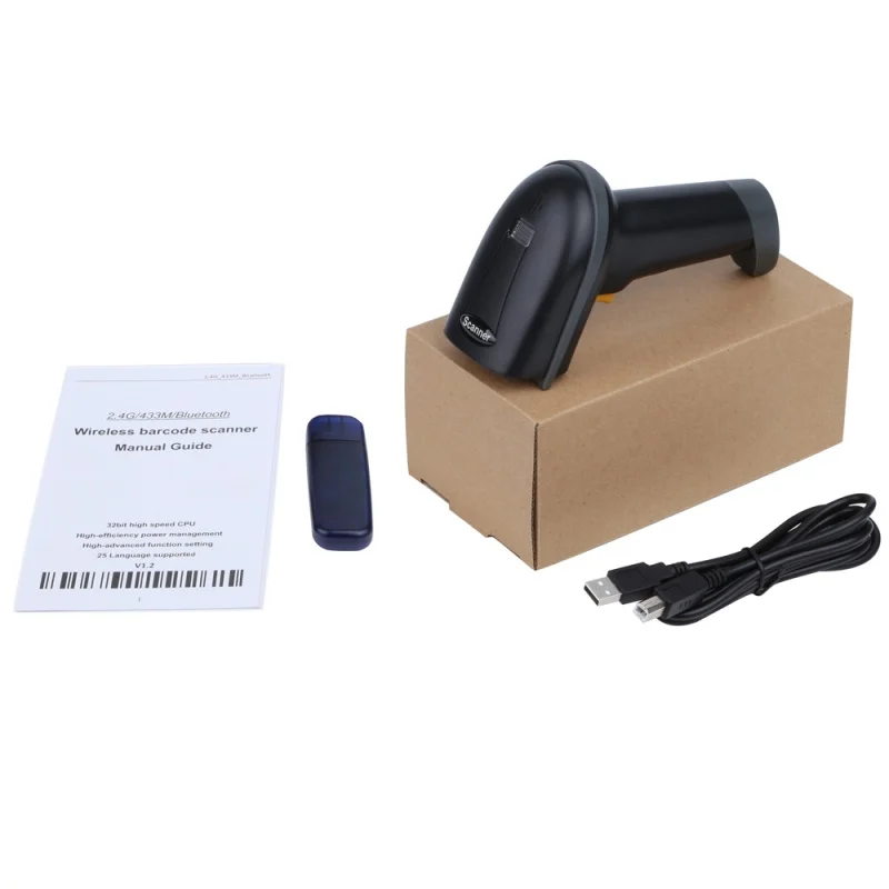 Fast Read 1D code Scanner 1D Laser 2D Barcode scanner Supermarket Store Code Reader
