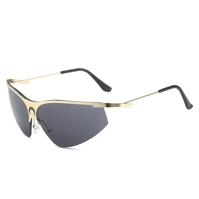 

2023 Fashion Metal Half-Frame Style Cycling Sunglasses For Men Women Classic Brand Design Sun Glasses UV400 Shades
