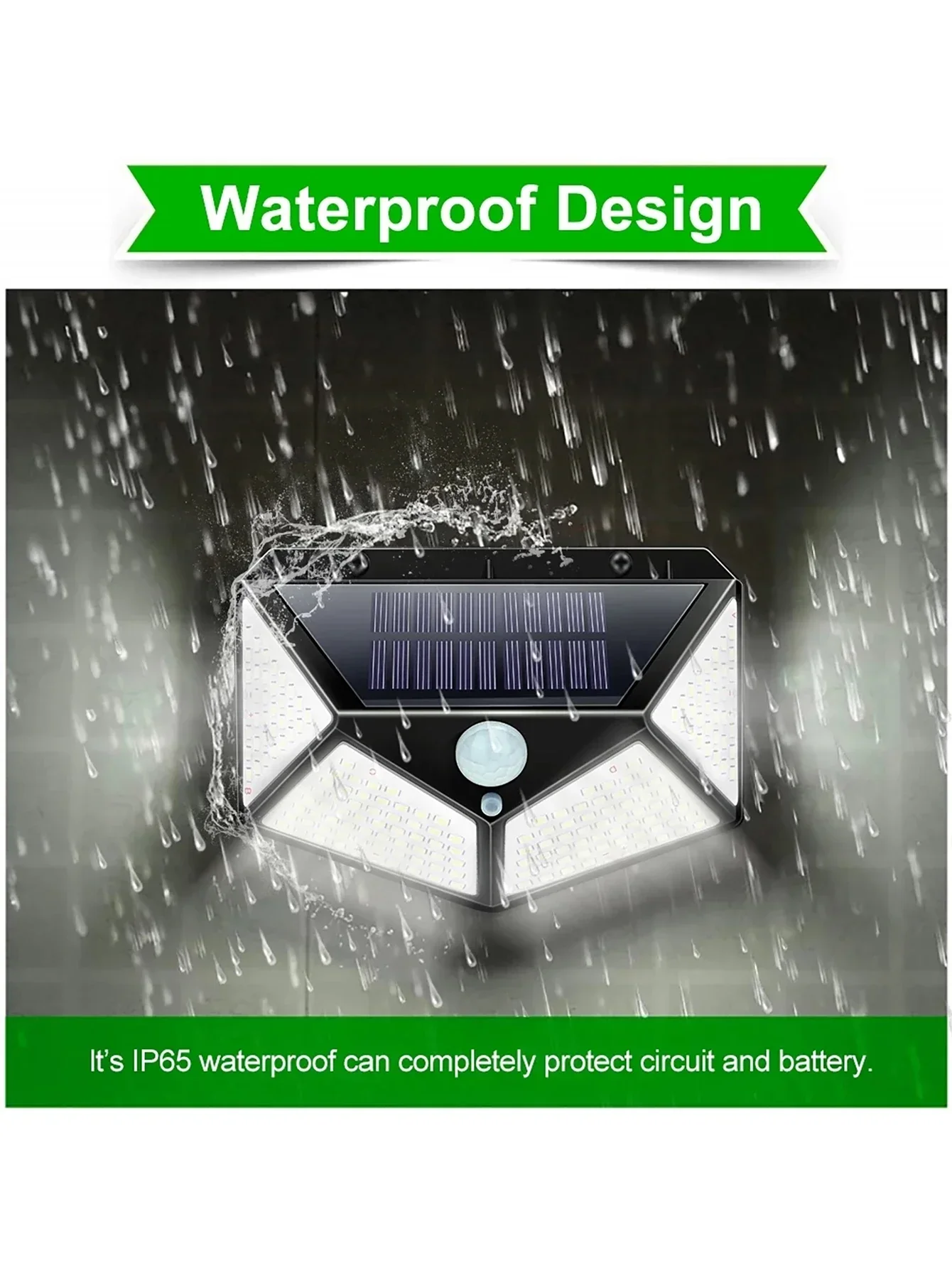 Outdoor Solar Light 100 LED