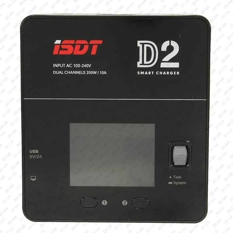 ISDT D2 MARK II 200 Вт, 20 А, двухканальный выход переменного тока, интеллектуальное балансное зарядное устройство для радиоуправляемого автомобиля, самолета, вертолета 2-6S Lipo LiHv LiFe