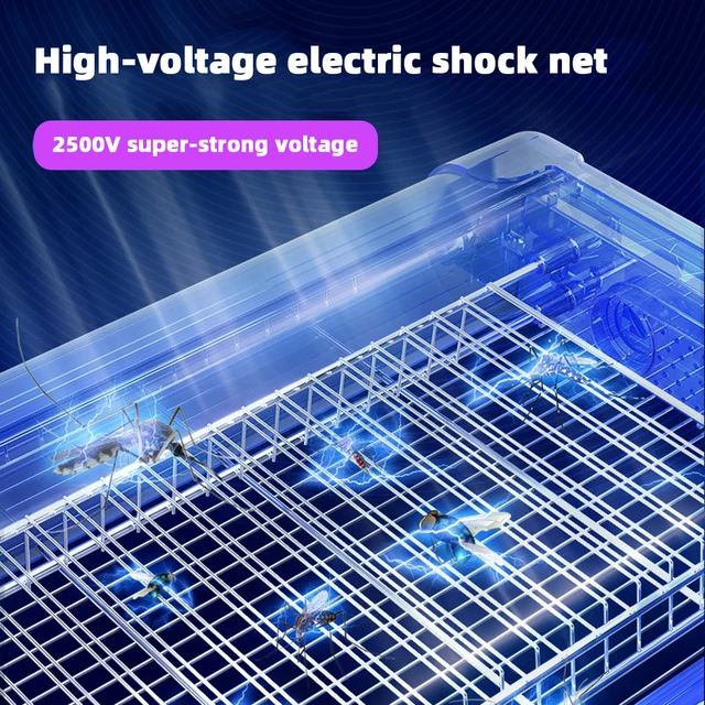 365-390Nm Szúnyoggyilkos Lámpa 5W Erőteljes Szúnyogriasztó Légykapó Légyek Ölnek Zapper Elektromos Ütés Megálló Dengue-Vírus - Image 3