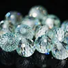 Moissanite New DIY Hand-Spherical Beads Black White Blue Perforated Moissanite Loose Stone Earth Facets Loose Beads New 2023 6