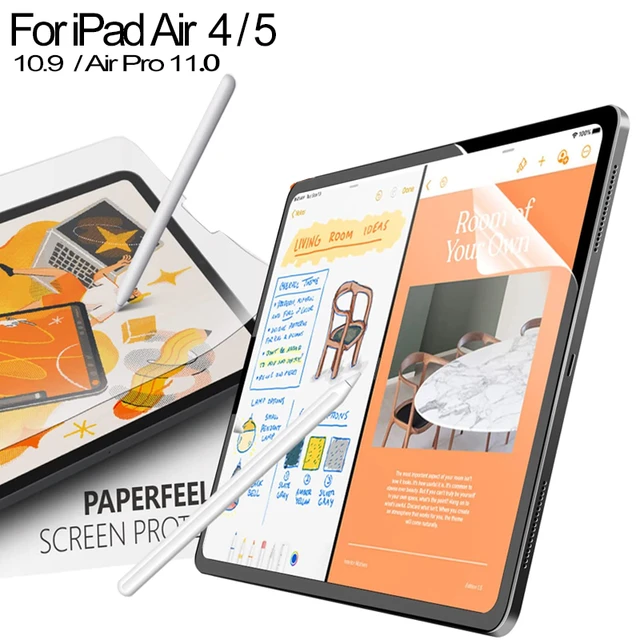 Papier comme protecteur d'écran pour iPad Air 4 5 accessoire verre