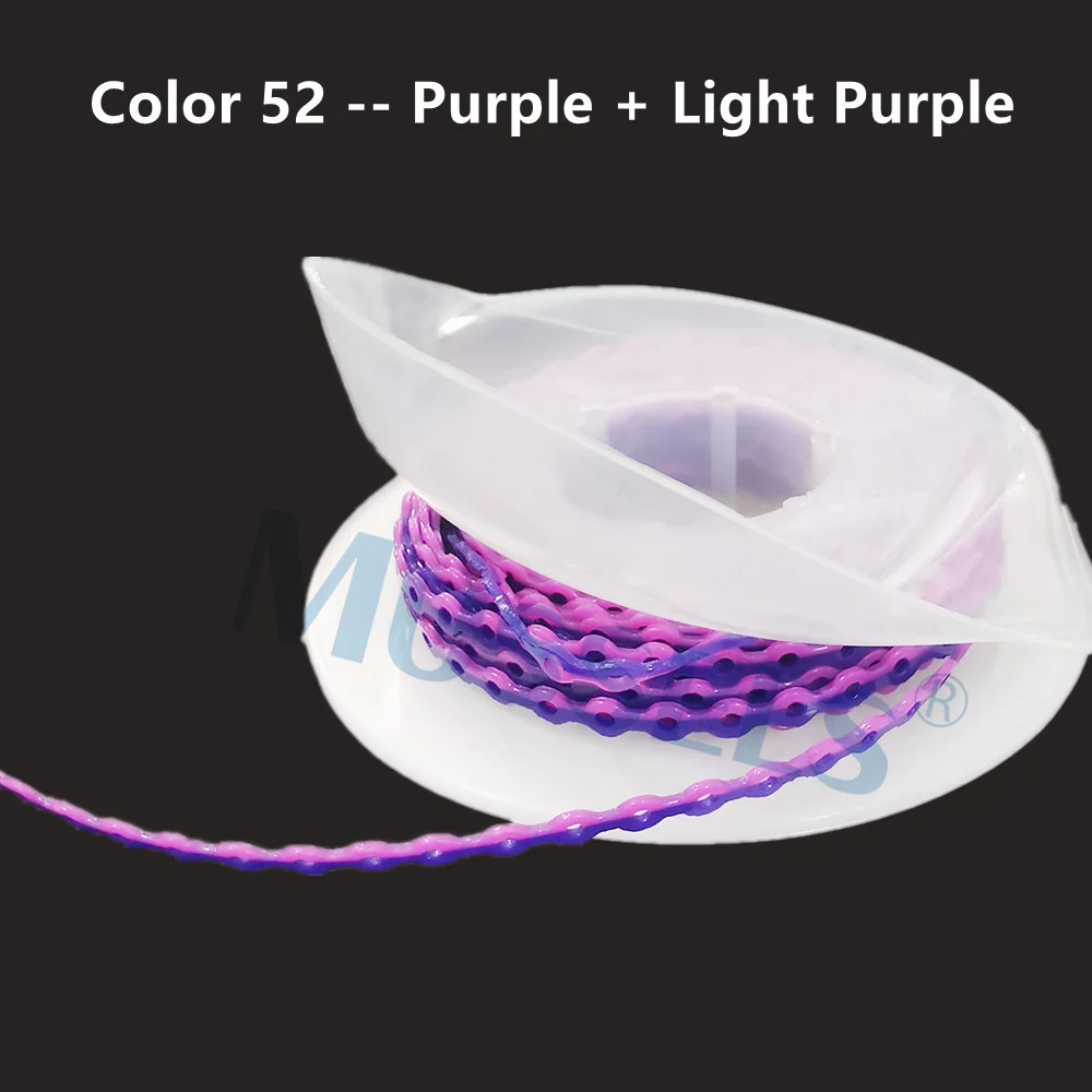 Catena Di Gomma Trasparente Ortodontica Elastica Ultra Potente Catena - Foto 8