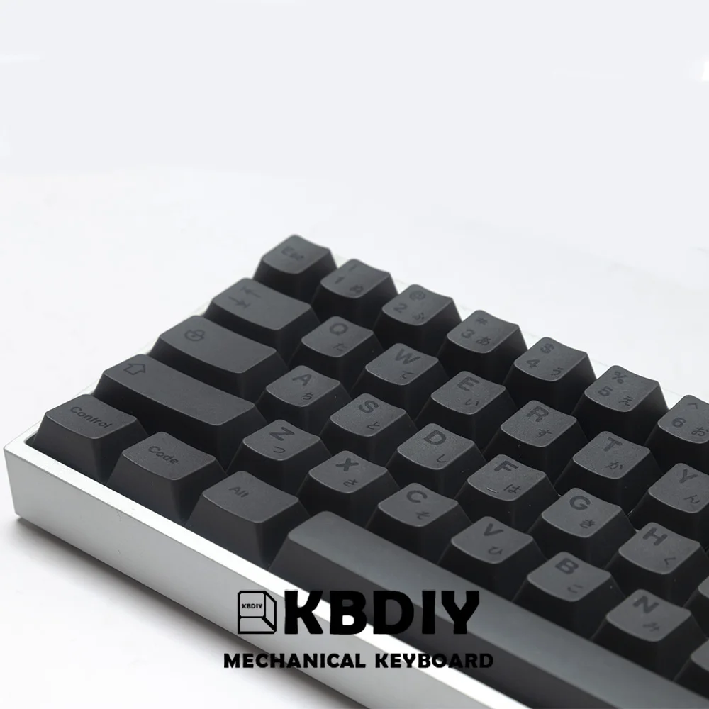 KBDiy GMK 미니멀리스트 그레이 키 캡 PBT 체리 프로필 MX 스위치 용 블랙 138 키 캡 기계식 게임 키보드 키 캡 DIY