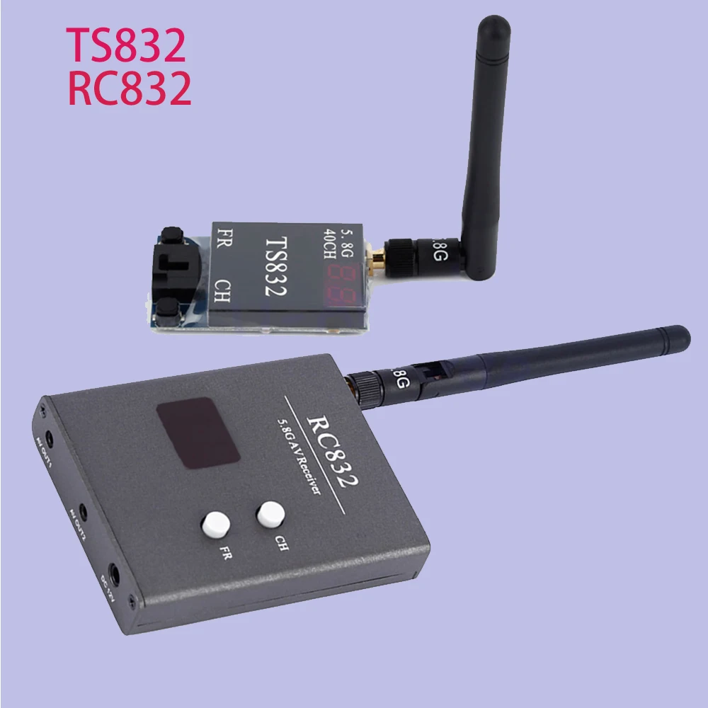 TS832-Receiver-RC832-48Ch-40Ch-5-8G-600mw-5km-Wireless-AV-Transmitter ...