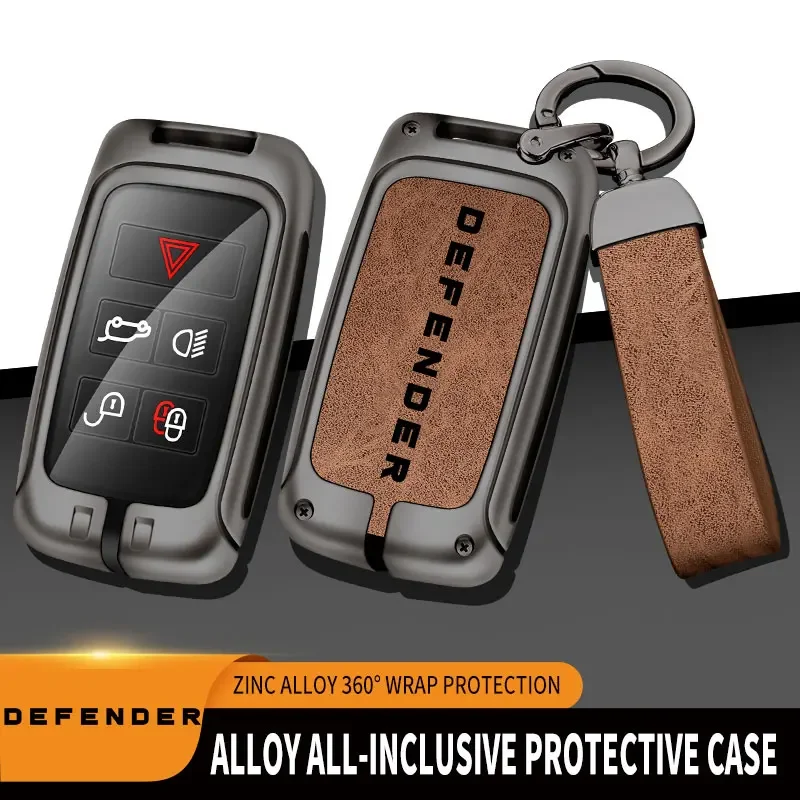 Zinc Alloy Car Key Bag Car Key Cover Accessories For Land Rover Defender