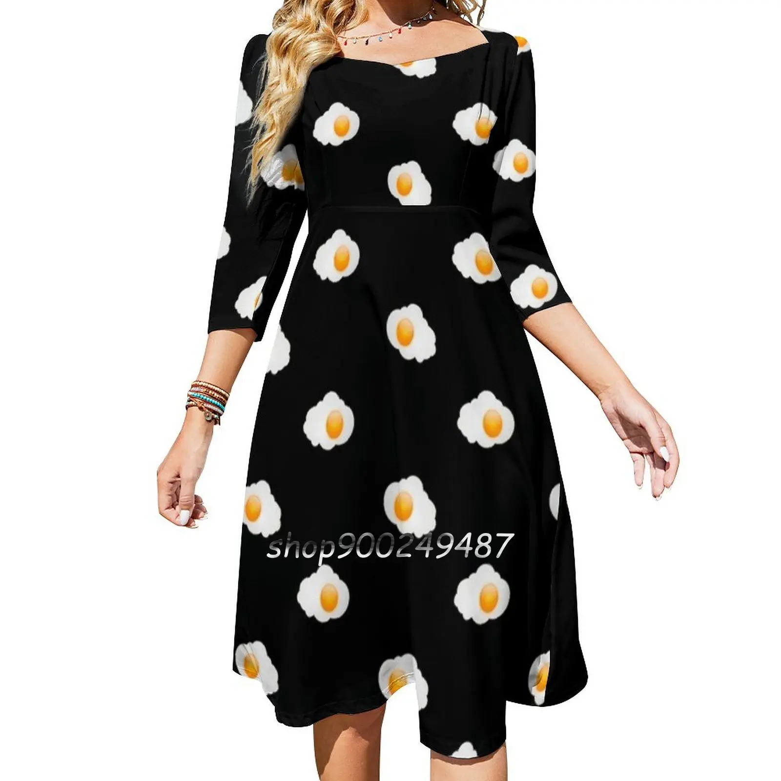 

Egg Sunny Design Best For , Leggings , Chiffon Tops , Bag , Square Neck Dress New Plus Size Elegant Women Waist Tight Dress Egg